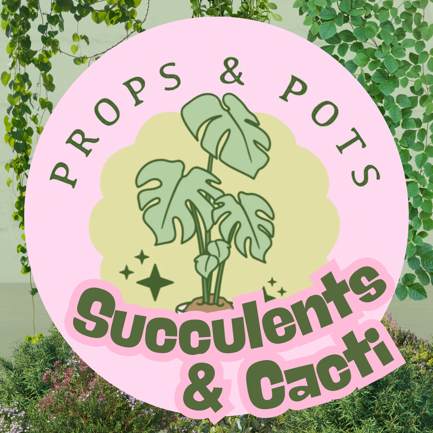 Marion Area Chamber of Commerce Sharing Props and Pots Cactus