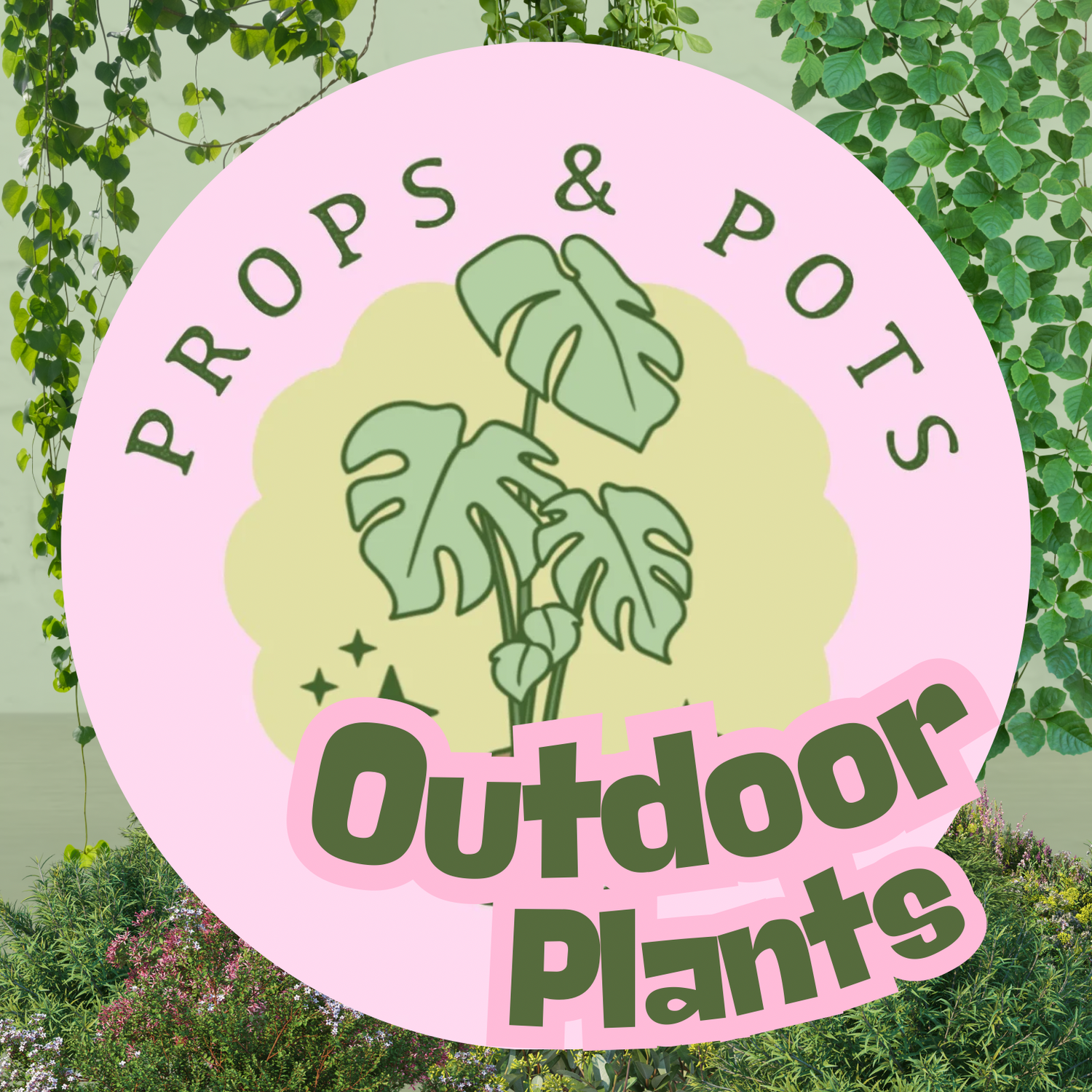 Props and Pots front door, Outdoor plants